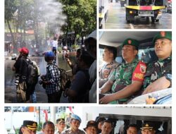 Antisipasi Unjuk Rasa, Kodim 0830/Surabaya Utara Bersinergi Dengan Polri Melaksanakan Sispamkota