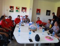Silaturahmi Kapolres Buleleng dengan Pengurus Partai Politik (PDIP dan Demokrat) di Wilayah Kabupaten Buleleng