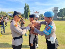 Polres Buleleng,  dalam Apel Gelar Pasukan Operasi Mantap Praja Agung-2024 