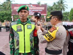 Kapolres Aceh Timur Pimpin Apel Gelar Pasukan Operasi Mantap Praja Seulawah 2024