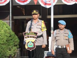 Polres Jembrana Gelar Apel Pengecekan Personil, Yang Terlibat Pengamanan Tahap Penelitian Persyaratan, Penetapan Dan Pengundian Nomor Urut Paslon Bupati Dan Wakil Bupati Jembrana