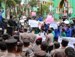 Polres Aceh Tengah Kerahkan Ratusan Personel Amankan Unjuk Rasa Mahasiswa