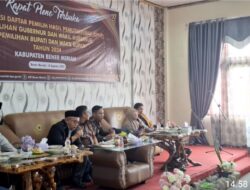 KIP Bener Meriah Rapat Pleno DPHP dan DPS, Ini Jumlah TPS dan DPS Pilkada 2024