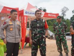 Sinergitas TNI-POLRI : Danrem 042/Gapu Dan Kapolda Jambi Tinjau Pos Karhutla Batang Asam