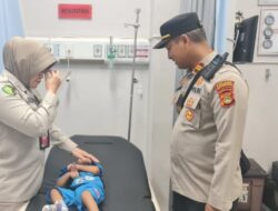 Tersentuh Kondisi Anak Korban Runtuhnya Jembatan P6, Kapolda Sumsel Atensikan Pengobatan ke Tim Dokkes RS Bhayangkara.