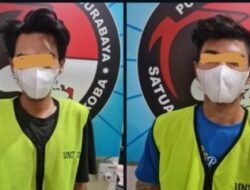 Polrestabes Surabaya Berhasil Tangkap dan Amankan Dua Pemuda Diduga Pengedar Narkotika Jenis Sabu