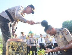 Kapolres Jembrana, Pimpin Upacara Korp Raport Kenaikan Pangkat Perwira Pengabdian