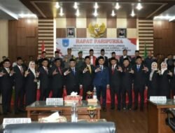 Rapat Paripurna Pelantikan Anggota Dewan Perwakilan Rakyat Kota (DPRK) Langsa periode 2024 – 2029.