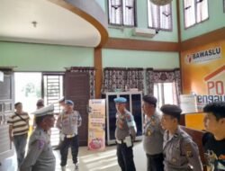 Pengamanan Kantor Bawaslu Kabupaten Labuhanbatu Utara Dalam Rangka Pilkada Serentak 2024.