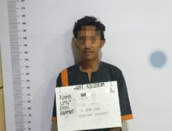 Ancam Wanita Dengan Parang, Pelaku digiring ke Polres Labuhanbatu