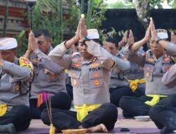 Jelang Puncak Pilkada 2024, Kapolres Karangasem Pimpin Persembahyangan Untuk Kelancaran Tugas