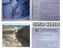 Proyek Perkuatan Tebing Desember 2023, Selesai di Bangun Agustus 2024 Ancor Berantakan