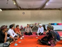 Jum’at Curhat, Kapolsek Bebandem Polres Karangasem, Dengar Keluhan Masyarakat di Desa Adat Macang, Desa Macang