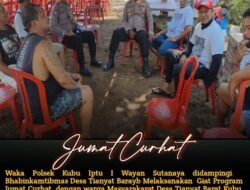 Giat Jum’at Curhat, Polsek Kubu Polres Karangasem Terima Masukan Dari Masyarakat Terkait Kamtibmas
