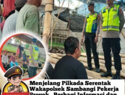 Menjelang Pilkada Serentak Wakapolsek Sambangi Pekerja Proyek, Berbagi Informasi dan Pengalaman dalam Giat Jum’at Curhat