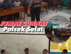 Kapolsek Selat, Melaksanakan Giat Jum’at Curhat Sambangi Masyarakat Desa Muncan