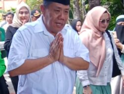 Hidayat Arsani dan Hellyana  Cagub dan Wagub provinsi Babel Betare dengan Perenggu di Beltim