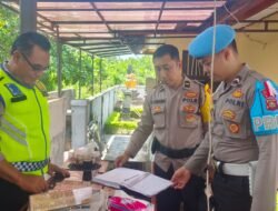 Si Propam Polres Karangasem, Pengawasan Langsung Strong Point Pagi