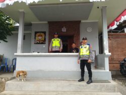 Satgas Preventif OMP Polres Bangli, Lakukan Pengamanan dan Pengaturan di Depan Kantor KPU