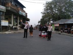 Polsek Kintamani Melaksanakan, Pengamanan Rangkaian Ngaben Masal Desa Adat Batur