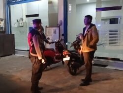 Antisipasi Kejahatan di Malam Hari, Personil Polsek Susut Atensi Blue Light Patrol