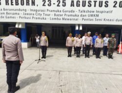 Ratusan Personel Gabungan Amankan Liga 2 di Stadion Benteng Reborn Kota Tangerang