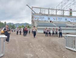 Pimpin Apel Pengamanan Babak Penyisihan Pacu Kuda PON Aceh-Sumut XXI, Kapolres Kerahkan Ratusan Personel