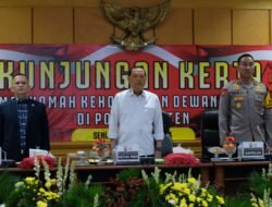 Polda Banten Terima Kunjungan Kerja Mahkamah Kehormatan DPR RI
