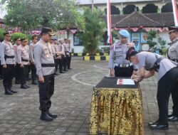 Kapolres Jembrana, Pimpin Upacara Sertijab Kapolsek Kota Jembrana