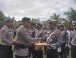 Kapolres Bangli, Apel Jam Pimpinan Dikaitkan Pemberian Penghargaan Kepada Personil