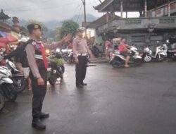 Wujudkan Pelayanan Kepada Masyarakat, Polsek Manggis Gelar Personil Di Titik Rawan Dan Juga Pusat Keramaian