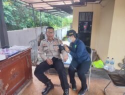 Satgas Dokkes Polres Karangasem, Laksanakan Pemeriksaan Kesehatan Personil Operasi Mantap Praja Agung 2024