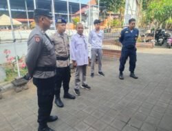 Satgas Preventif Polres Karangasem, Amankan Kantor KPU Tahap Penelitian Persyaratan, Penetapan dan Pengundian Nomor Urut Pasangan
