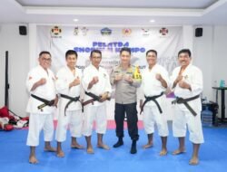 Beri Motifasi Kapolda Bali, Kunjungi Training Center Kempo Bali Peserta PON XXI 2024