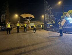 Jaga Kamtibmas Tetap Kondusif di Malam Hari Personil Polsek Kintamani, Melaksanakan Kegiatan Blue Light Patrol