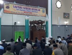 Safari Subuh Berkah Di Masjid Al Abrar, Wakapolres Ajak Jaga Kamtibmas Dan Sukseskan Pilkada Di Aceh Tengah