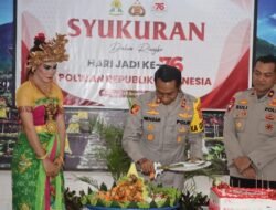 Polres Karangasem, Gelar Syukuran HUT ke-76 Polwan RI