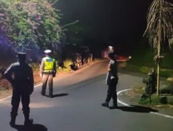 Cegah Gangguan Kamtibmas Polsek Selat, Laksanakan Blue Light Patroli Guna Terciptanya Situasi Aman & Kondusif