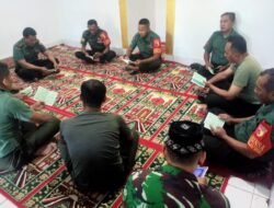 Tingkatkan Iman dan Taqwa, Koramil 0830/05 Tandes Gelar Yasinan dan Do’a Bersama