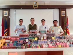 Satpol PP Majalengka Amankan 21.700 Batang Rokok Ilegal