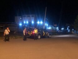 Blue Light Patrol Polsek Bebandem, Cegah Gangguan Kriminalitas Pada Jam Rawan