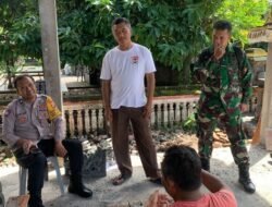 Tingkatkan Sinergitas, Babinsa Budeng Serka I Gede Semara Putra Wijaya Komsos Dengan Pengrajin pasir ukir