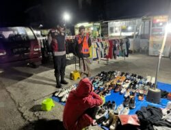 Personil Polsek Susut, Melaksanakan Kegiatan Blue Light Patrol