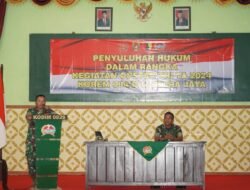 Penyuluhan Hukum Dalam Rangka Operasi Teritorial TNI TA. 2024
