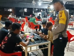Patroli dialogis, Personil Polsek Meurah Mulia ingatkan bahaya judi online kepada warga