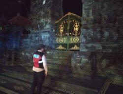 Antisipasi Kejahatan di Malam Hari, Personil Polsek Susut Gelar Kegiatan Blue Light Patrol