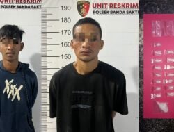 Polsek Banda Sakti Amankan Dua Pengedar Sabu di Pusong Baru