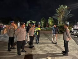 Personil Gabungan Polsek dan Polres Bangli, Laksanakan Pengamanan Sosialisasi Pilkada Serentak Tahun 2024