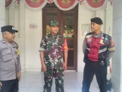 Sinergi TNI-POLRI Laksanakan, pengamanan Kegiatan Ibadah Umat Nasrani
