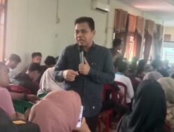 H. Handayani, SKM.,MPH Anggota komisi IX DPR RI. Giat Membuka Kegiatan Sosialisasi Prokram BPJS ketenakerjaan Bersama Masrakat Kelurahan Dusun Bangko Tahun 2024